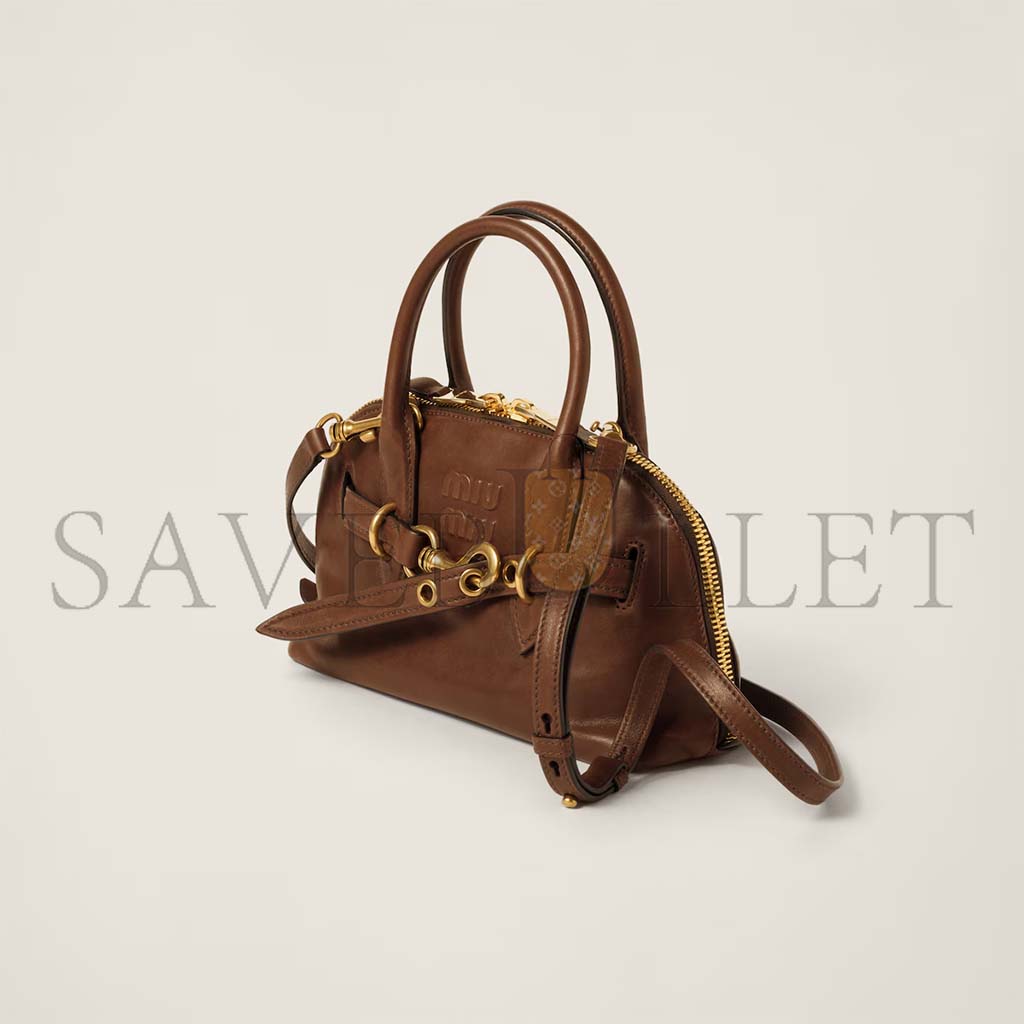 M1v M1v aventure nappa leather top-handle bag 5bb169 (28*16.5*10cm)